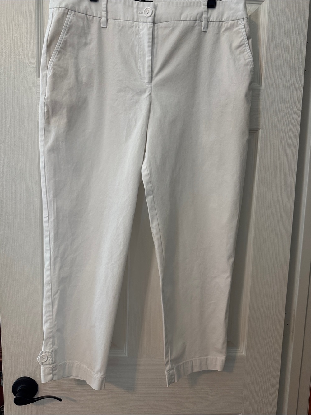 Talbots Classic White Women's Crop Pants